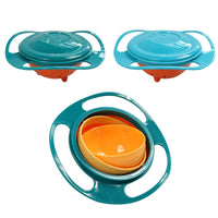 360 Degrees Rotatable Gyro Training Snack Bowl - OrdinaryBasics