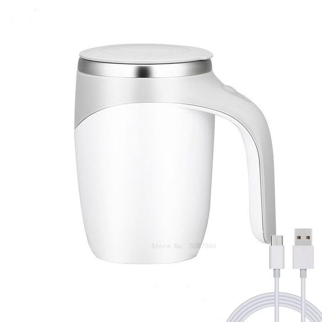 Stainless Steel Lazy Magnetic Automatic Mixing Mug Electric Auto Self  Mixing Stirring Coffee Mug With Handle For Home Office Gif - Buy Self  Stirring