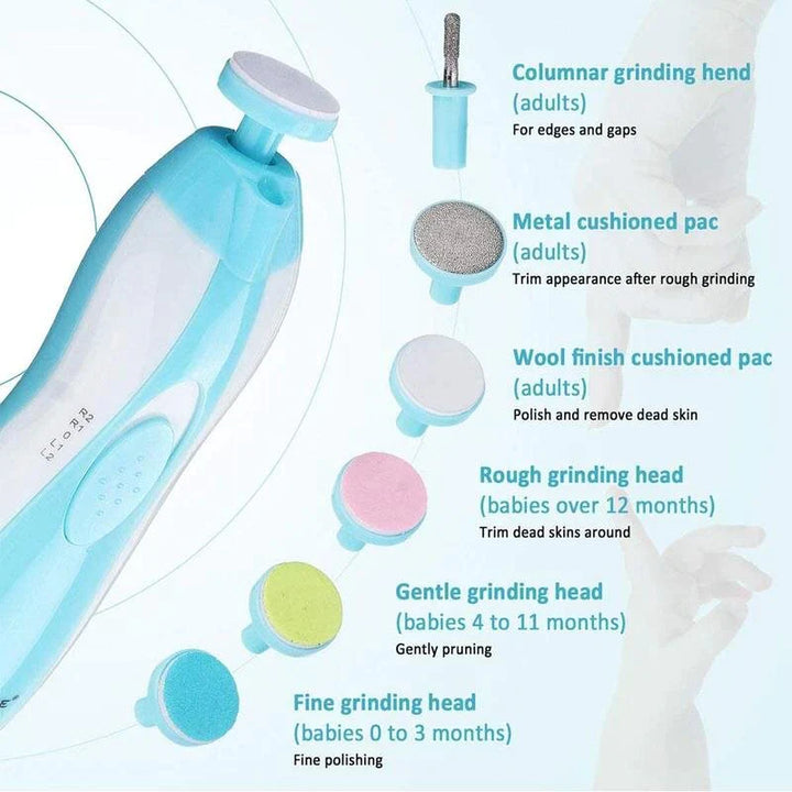 Painless Electric Baby Nail Trimmer - OrdinaryBasics