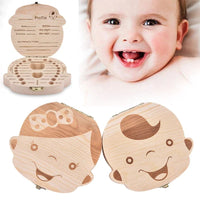 Baby Wooden Teeth Organizer Keepsake Box - OrdinaryBasics